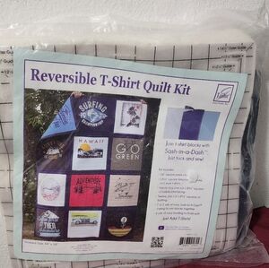 Tailor Vintage Reversible T-Shirt Quilt Kit - Multicolor
